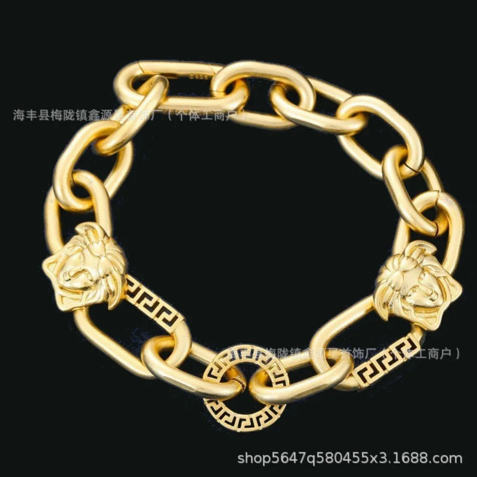 Triangle Geometric Pendant Bracelet - European & American Vintage, High-End Versatile Wrist Accessory for Her