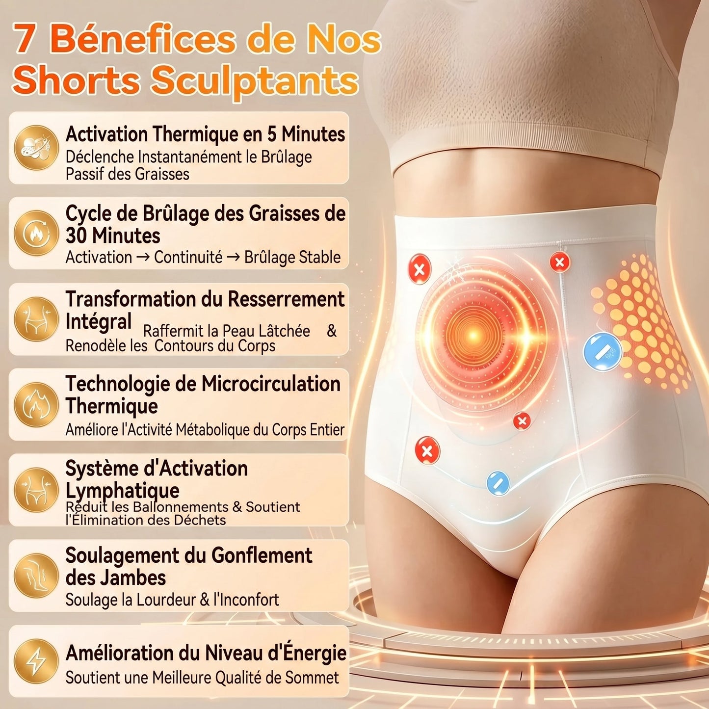 💕Best-sellers mondiaux✅Boutique Officielle de la Marque 💎 𝑪𝑼𝑺𝑰𝑱𝑨𝑺® 2026 Moringa & Berbérine 4-en-1 Micro-Particules Sculptantes & Brûlantes de Graisse Shorts