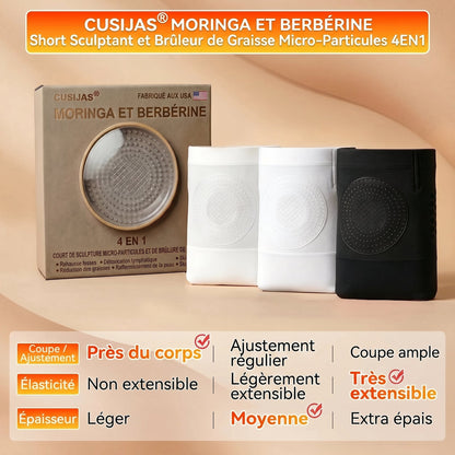 💕Best-sellers mondiaux✅Boutique Officielle de la Marque 💎 𝑪𝑼𝑺𝑰𝑱𝑨𝑺® 2026 Moringa & Berbérine 4-en-1 Micro-Particules Sculptantes & Brûlantes de Graisse Shorts